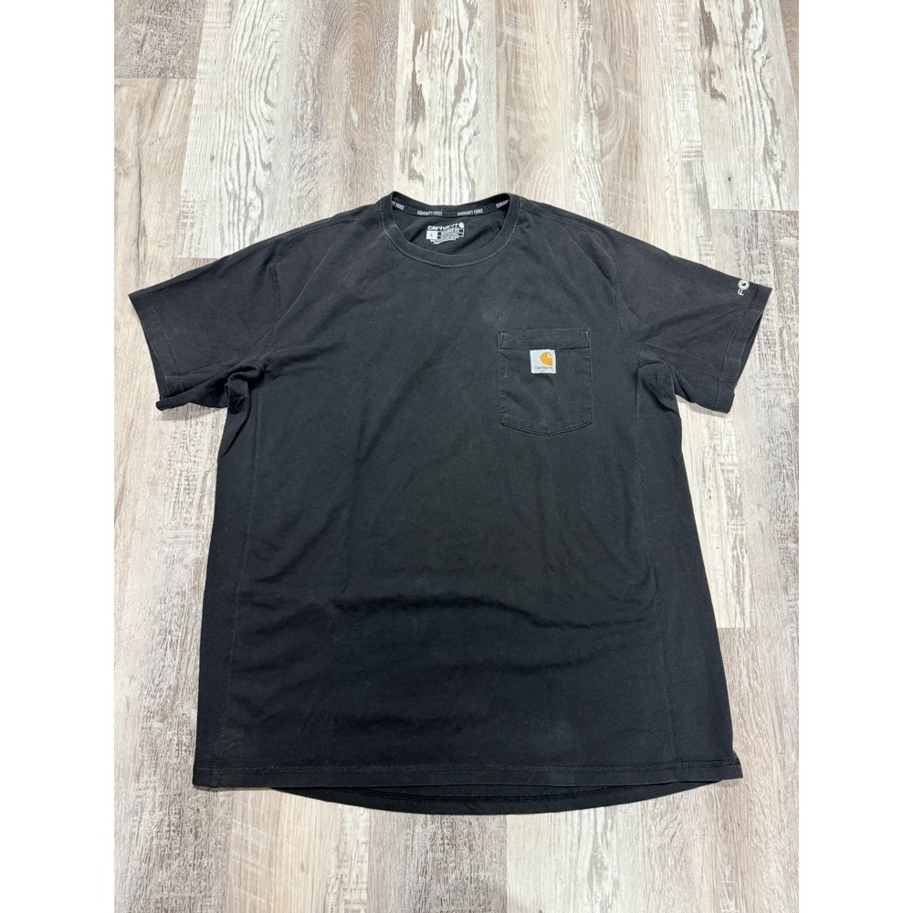 Carhartt Force Relaxed Fit Black  Pocket T-Shirt – Men's Large, Short Sleeve